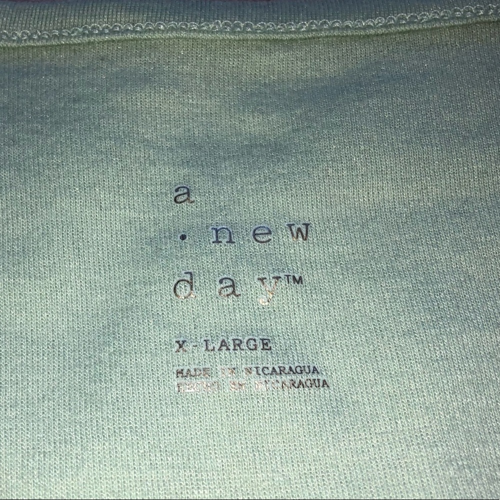 ๐ mint v neck tshirt - Picture 2 of 3